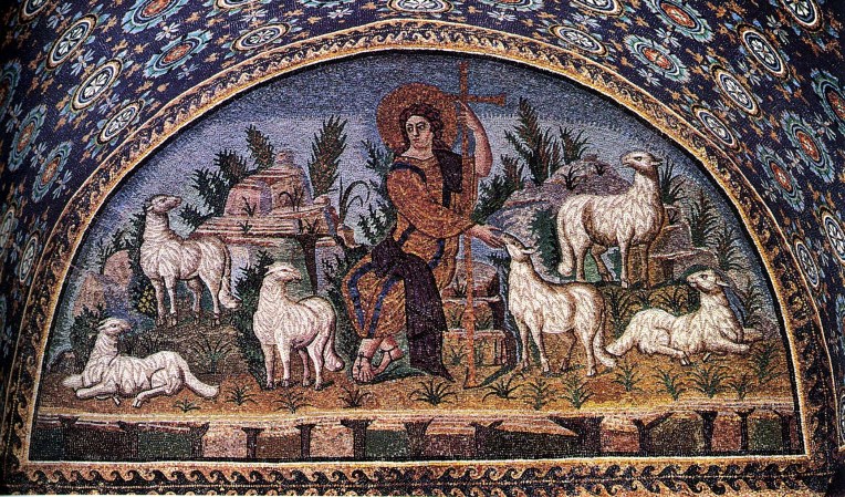 Good Shepherd mosaic - cropped