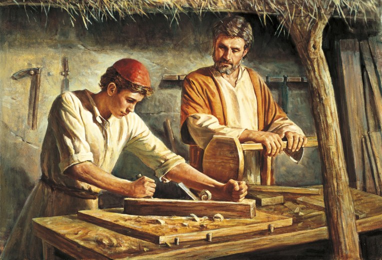 St. Joseph the Worker and the Child Jesus