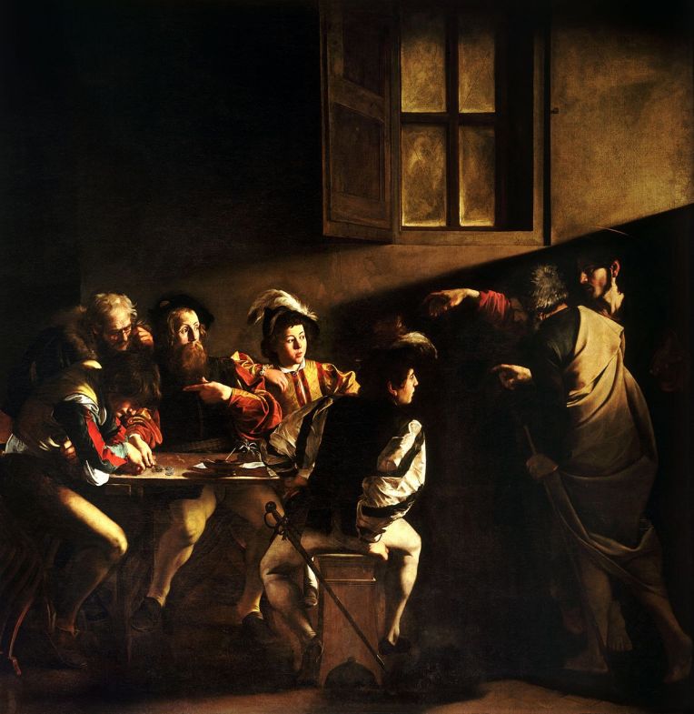 OT 13-5 Caravaggio Calling of Matthew