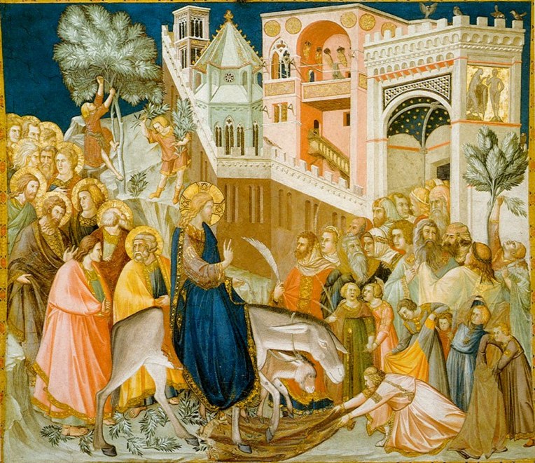 Palm Sunday - Assisi-frescoes-entry-into-jerusalem-pietro_lorenzetti