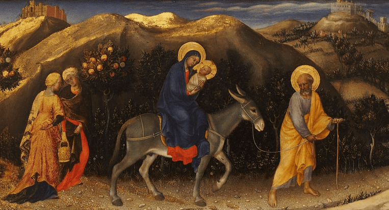 Holy Family - flight to egypt 04