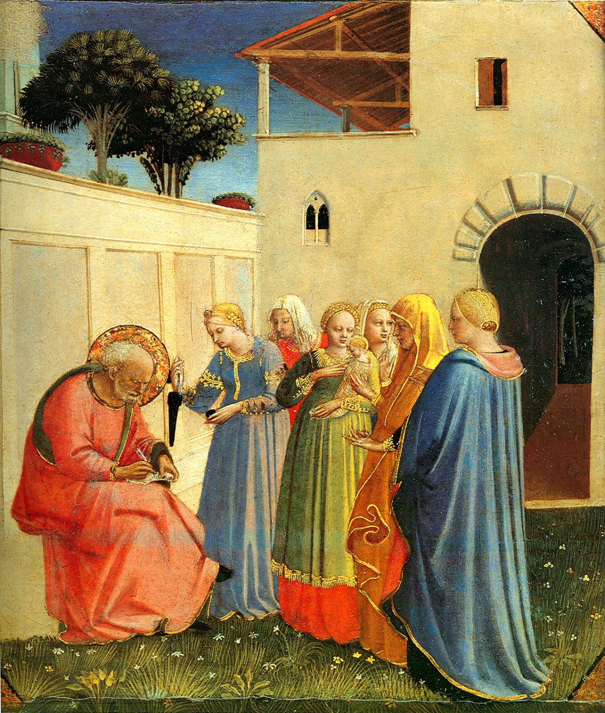 Nativity of St. John the Baptist - Fra Angelico
