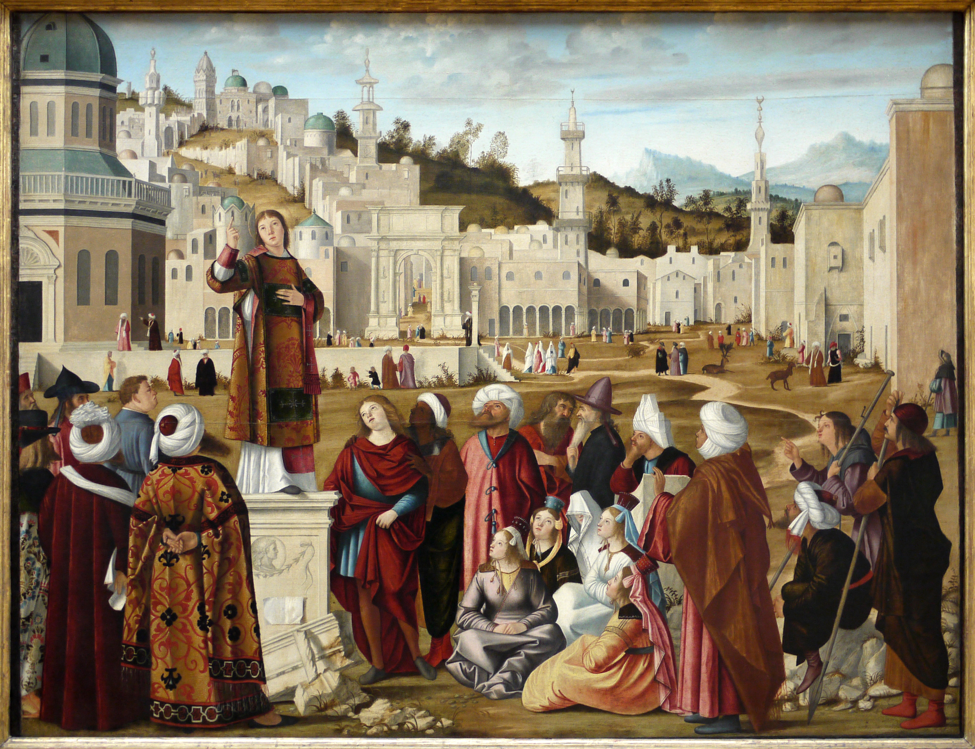 Preaching - La_Prédication_de_saint_Etienne_à_Jérusalem_de_Carpaccio