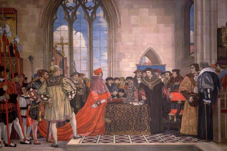 Forbes, Vivian, 1891-1937; Sir Thomas More Refusing to Grant Wolsey a Subsidy, 1523