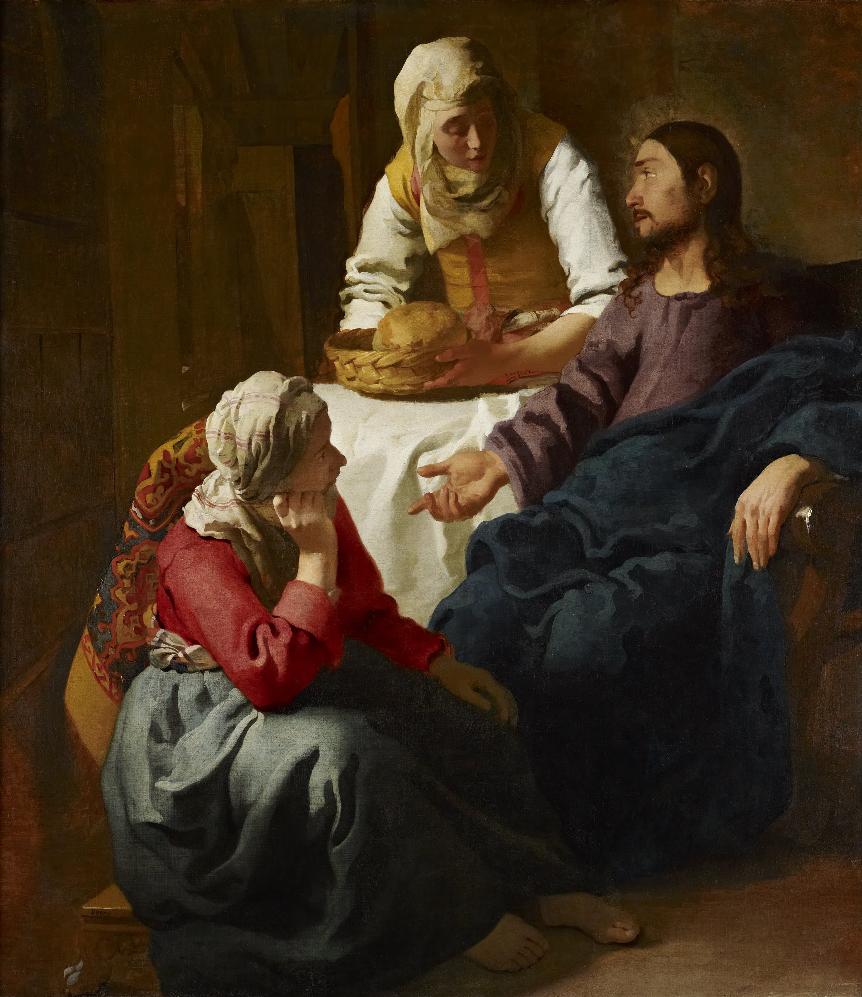 Sts. Martha and Mary - Vermeer LARGE